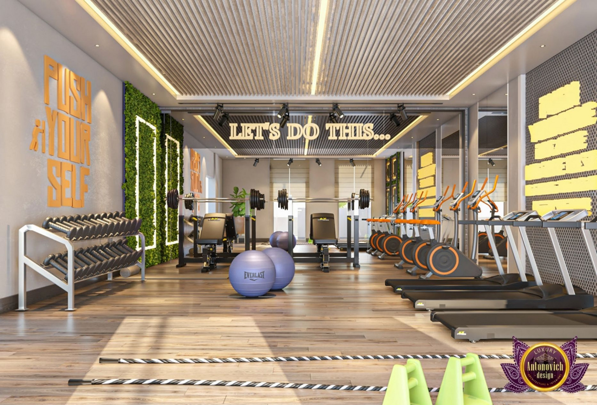 Interior Designing for Fitness Studio in Singapore - Nidhi Jain