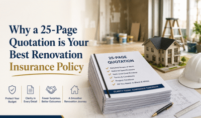 Why a 25-Page Quotation is Your Best Renovation Insurance Policy
