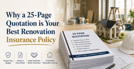 Why a 25-Page Quotation is Your Best Renovation Insurance Policy