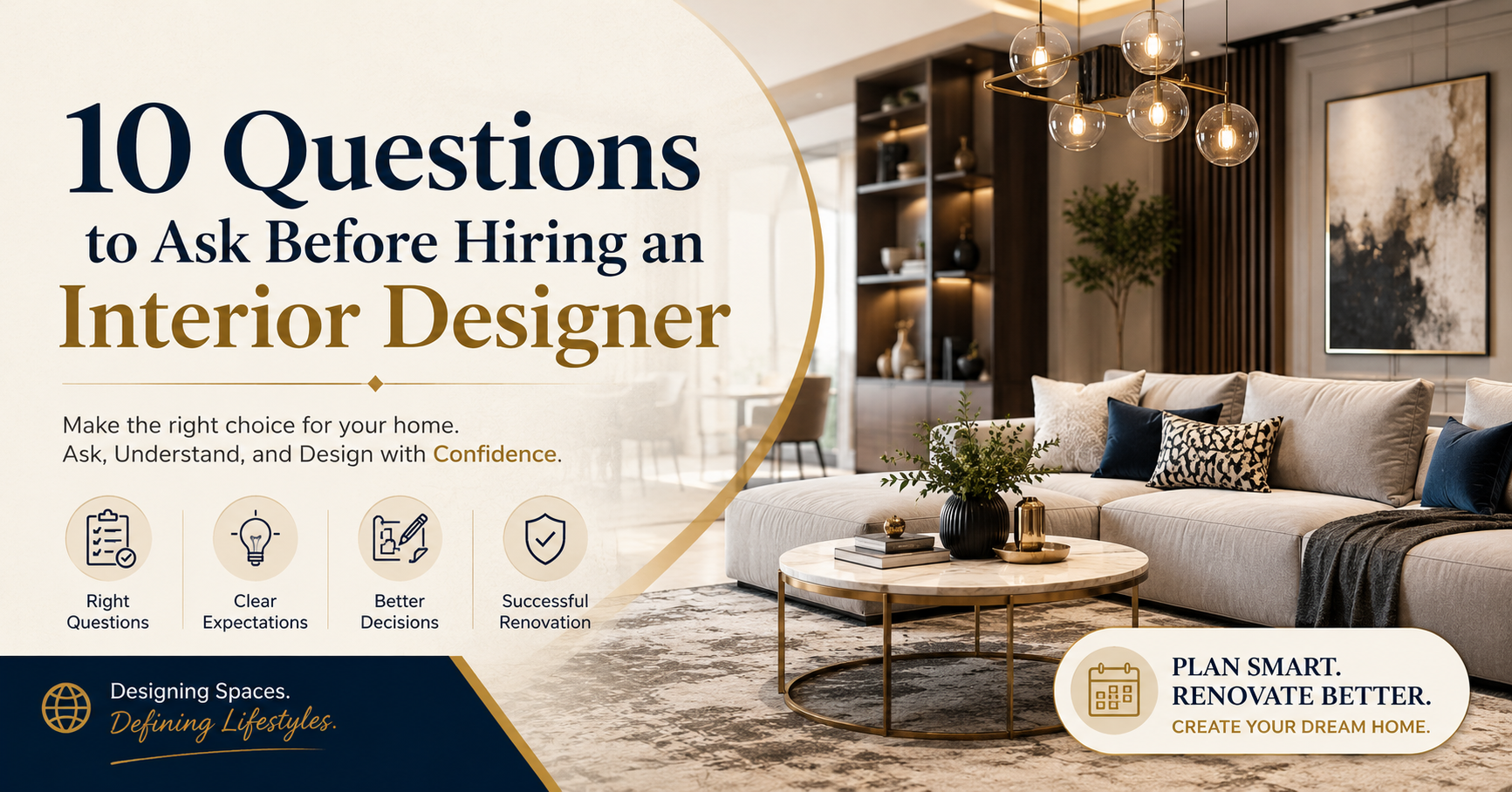 10 Questions to Ask Before Hiring an Interior Designer