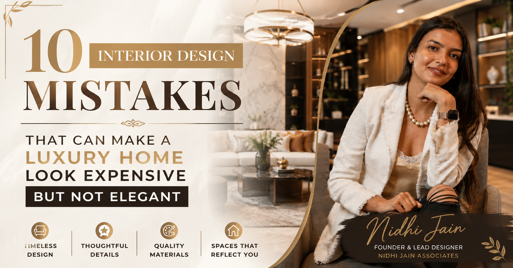 10 Interior Design Mistakes That Can Make a Luxury Home Look Expensive but Not Elegant