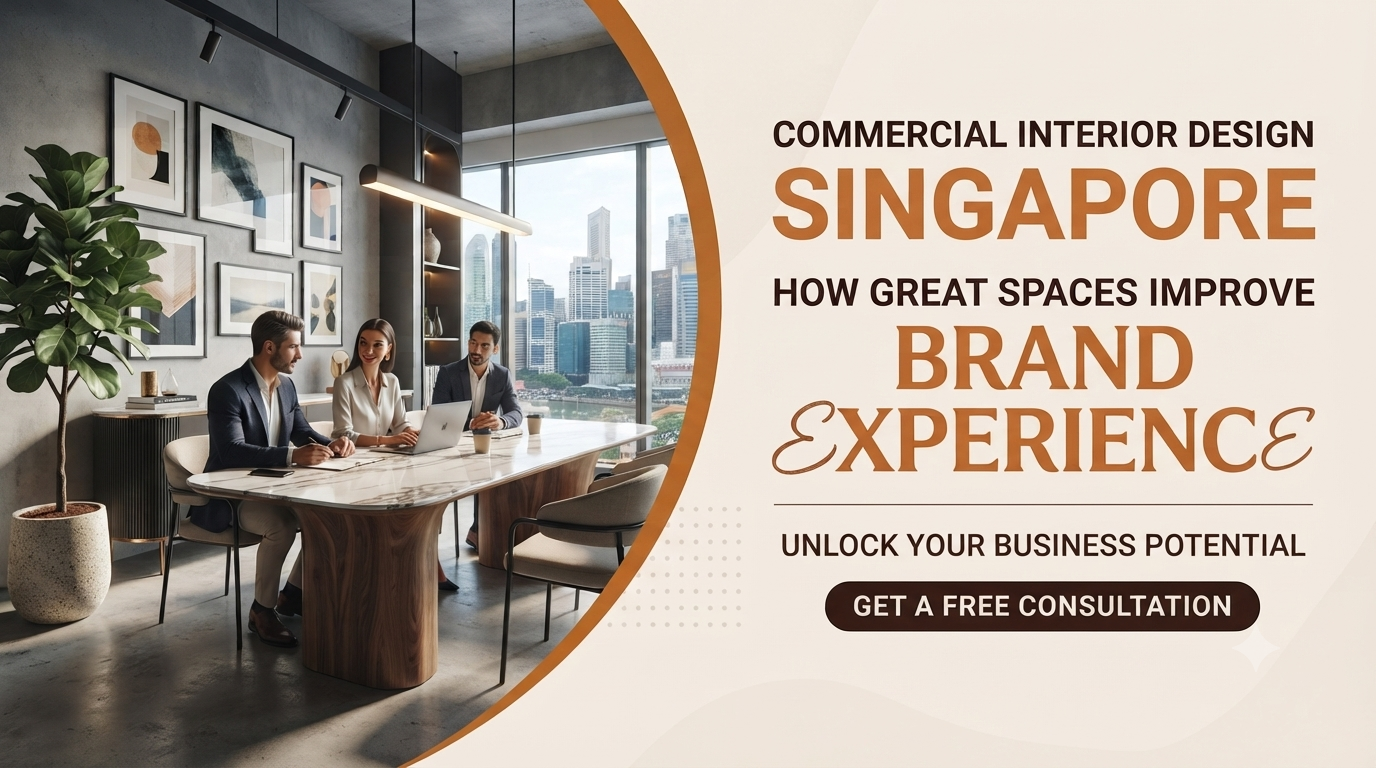 Commercial Interior Design in Singapore: How Great Spaces Improve Brand Experience